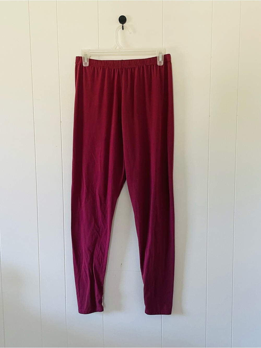 Leggings Depot Burgundy Womens Leggings